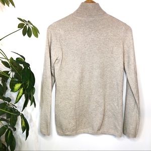 Cashmere Beige Turtleneck